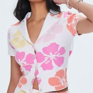 Forever 21 floral blouse